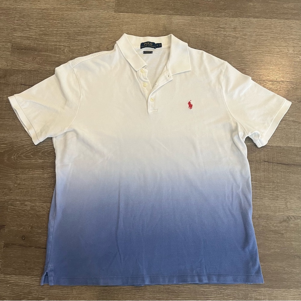 Polo Ralph Lauren Large Women’s White & Blue Polo